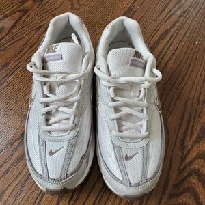 Nike Off-White and Taupe Initiator Sneakers